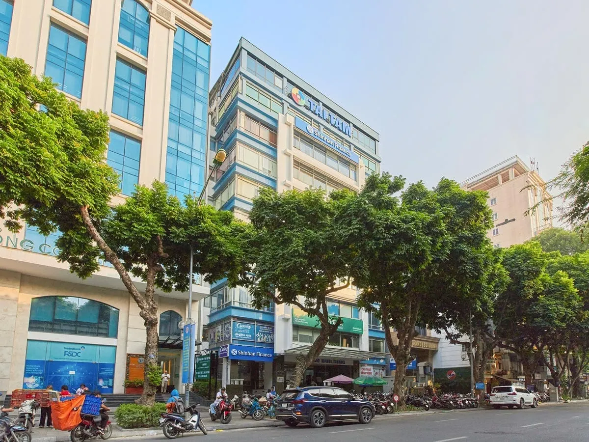 VinaPlast Building exterior view from Ngo Quyen street